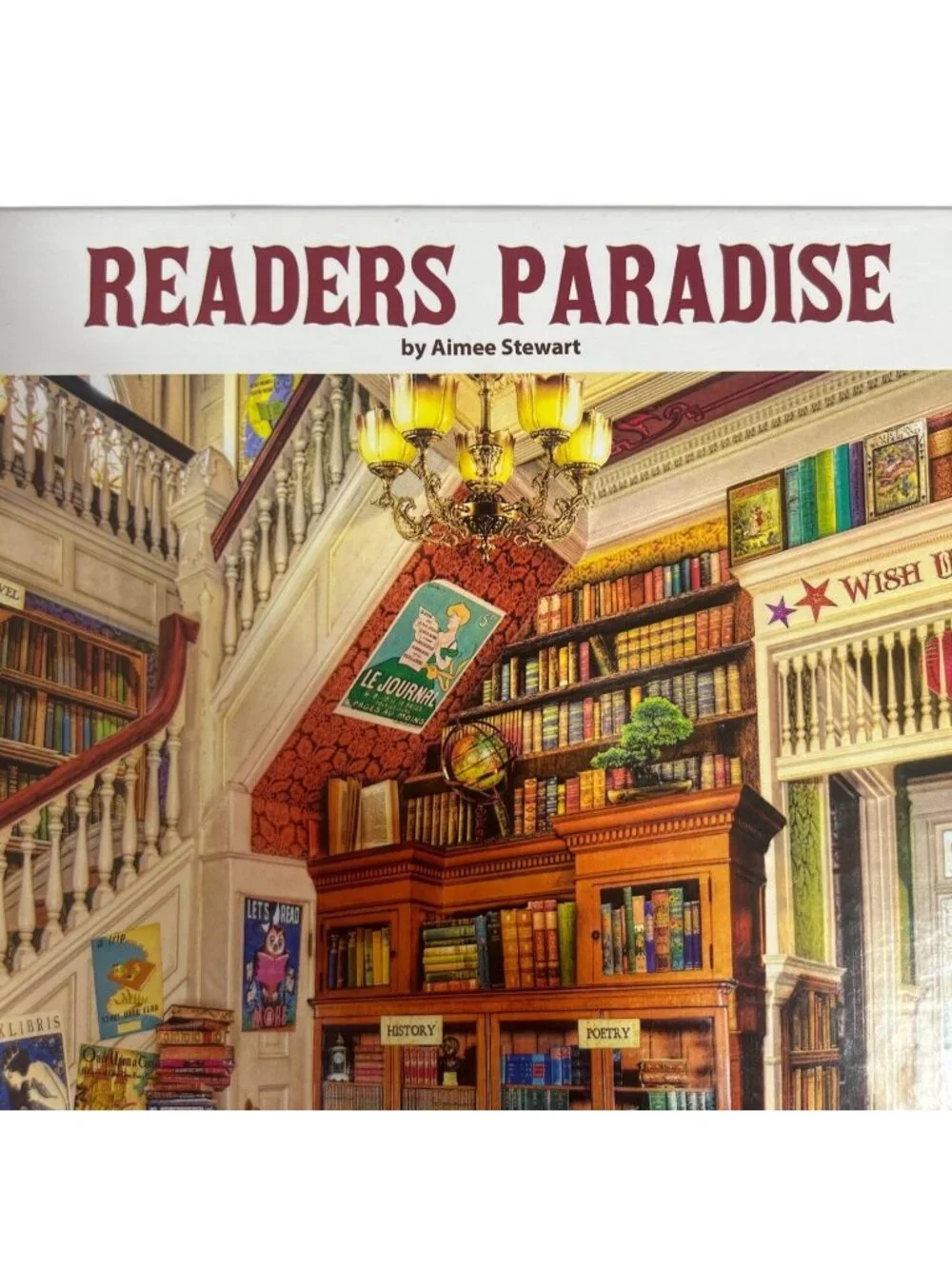 Readers Paradise 1000-Piece Jigsaw Puzzle By White Mountain Puzzles
